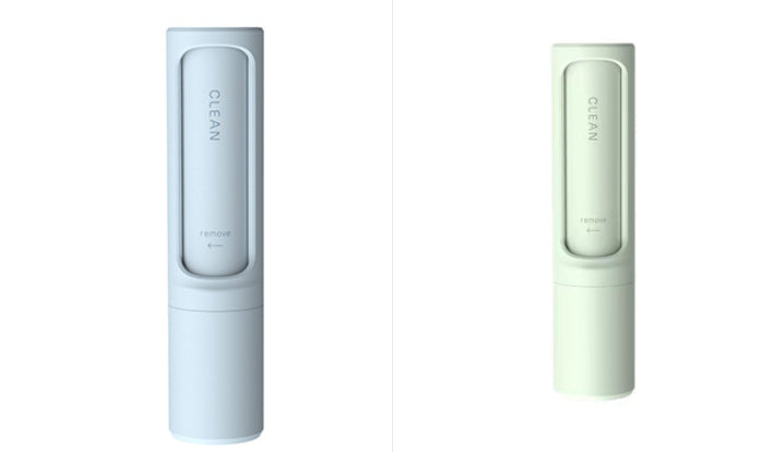 Blue and green reusable pet-hair removers