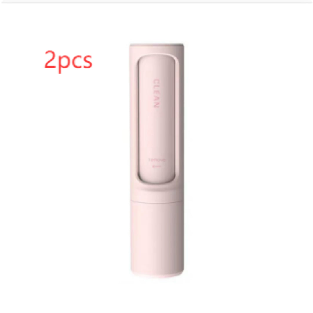 Pink 2-pack reusable pet-hair remover brushes