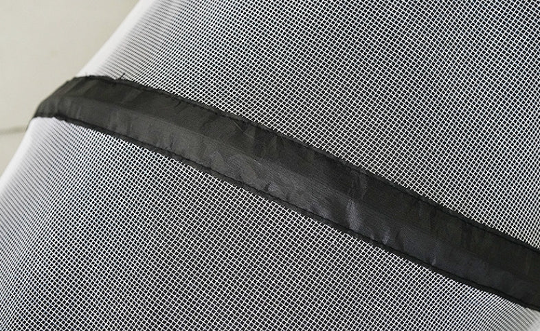Breathable mesh fabric and reinforced support on foldable cat tunnel