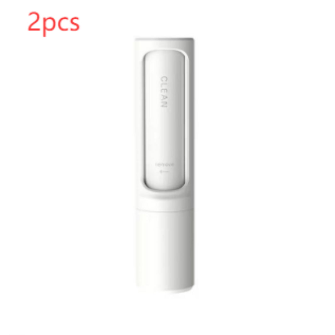 White 2-pack reusable pet-hair remover brushes