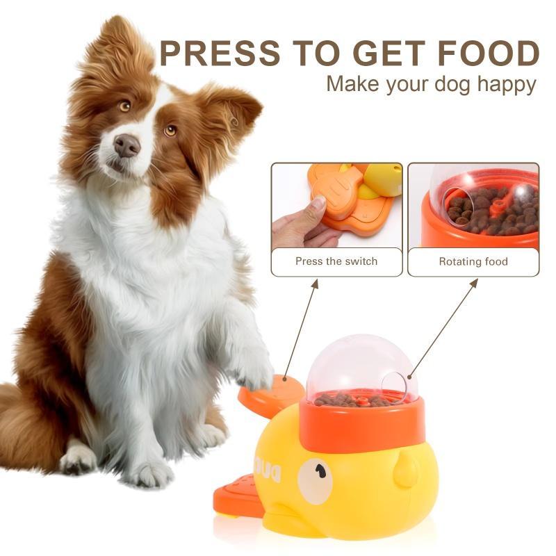 Interactive duck puzzle slow feeder for dogs