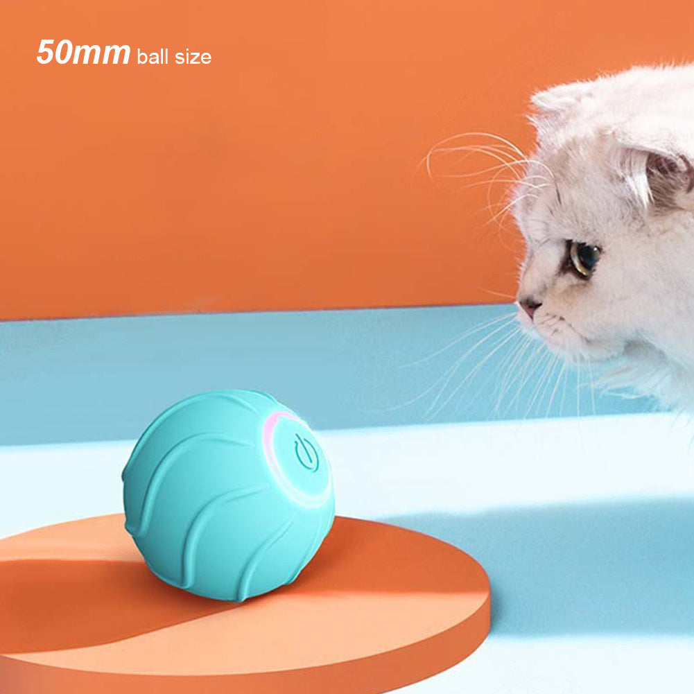 USB-rechargeable interactive cat ball product image 6