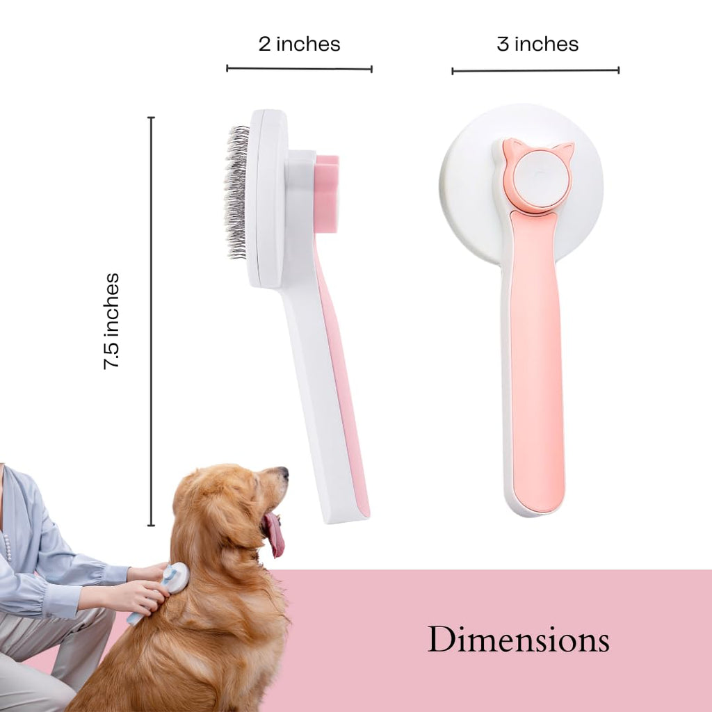 Easy-Clean Slicker Brush for Dogs & Cats — image 5